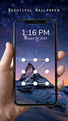 Pattern Lock Screen android App screenshot 6