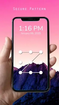 Pattern Lock Screen android App screenshot 7